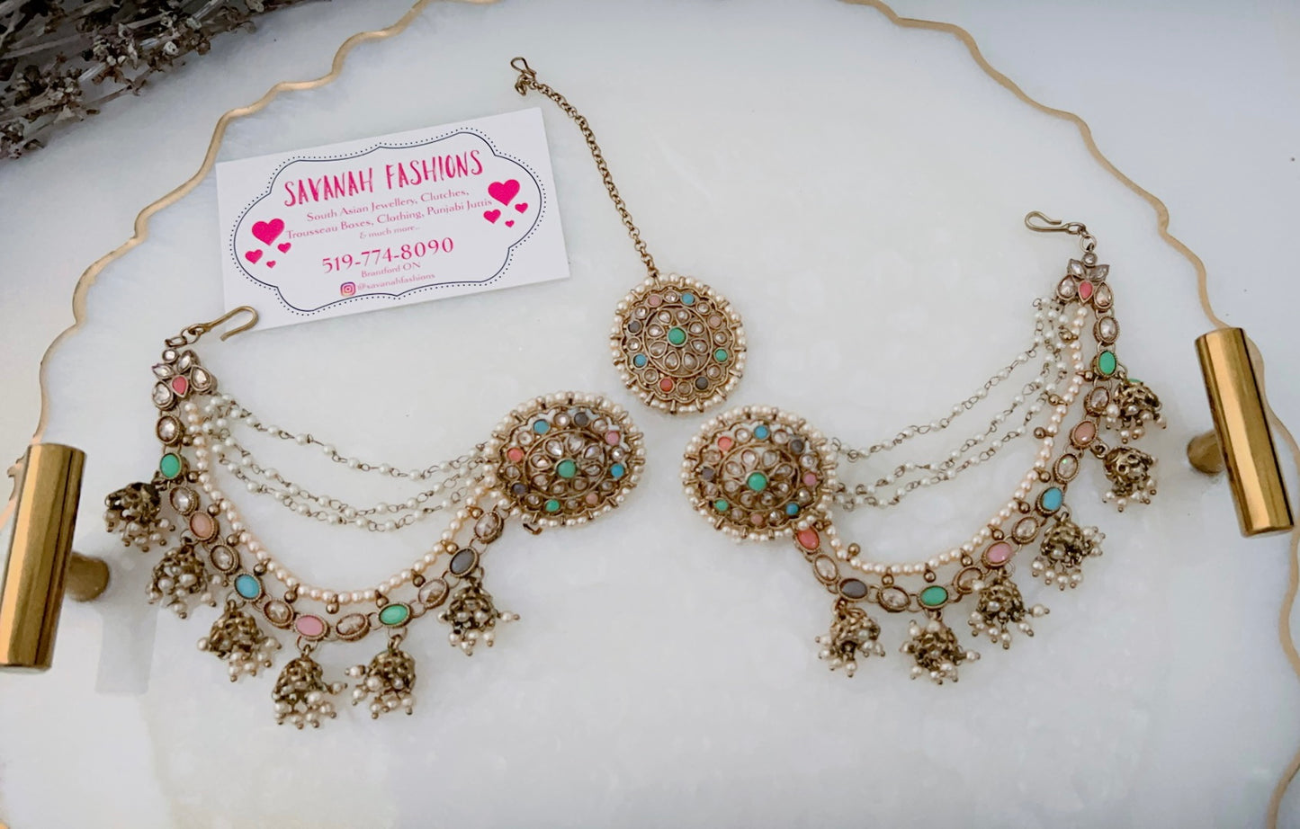 Cyan Earrings