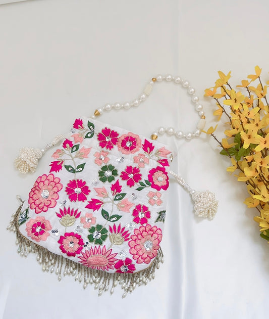 Floral Potli Bag